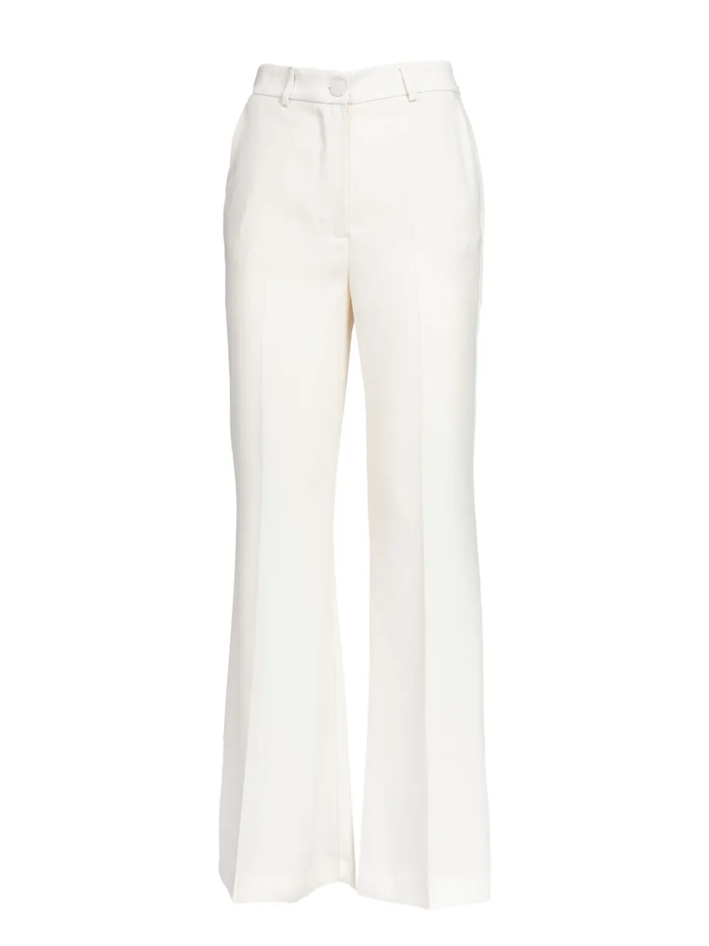 Vicolo Button Fly Trousers In White