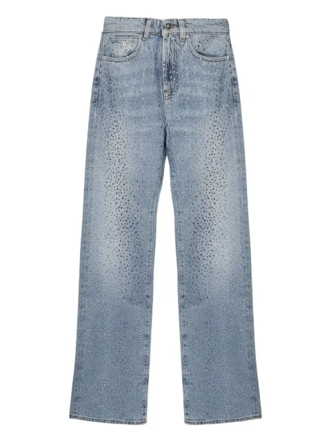 John Richmond crystal-embellished jeans