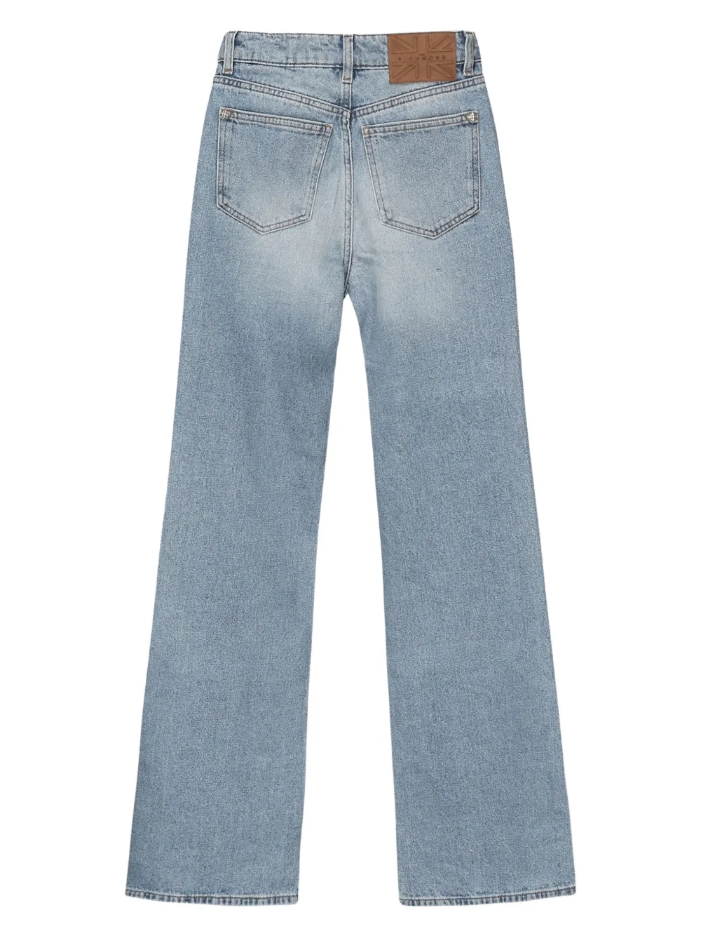 John Richmond Jeans verfraaid met kristallen - Blauw