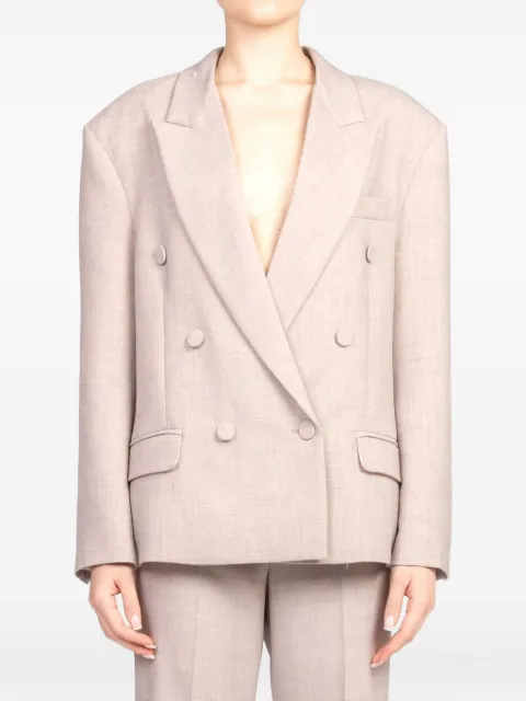 VICOLO double-breasted long-sleeve blazer