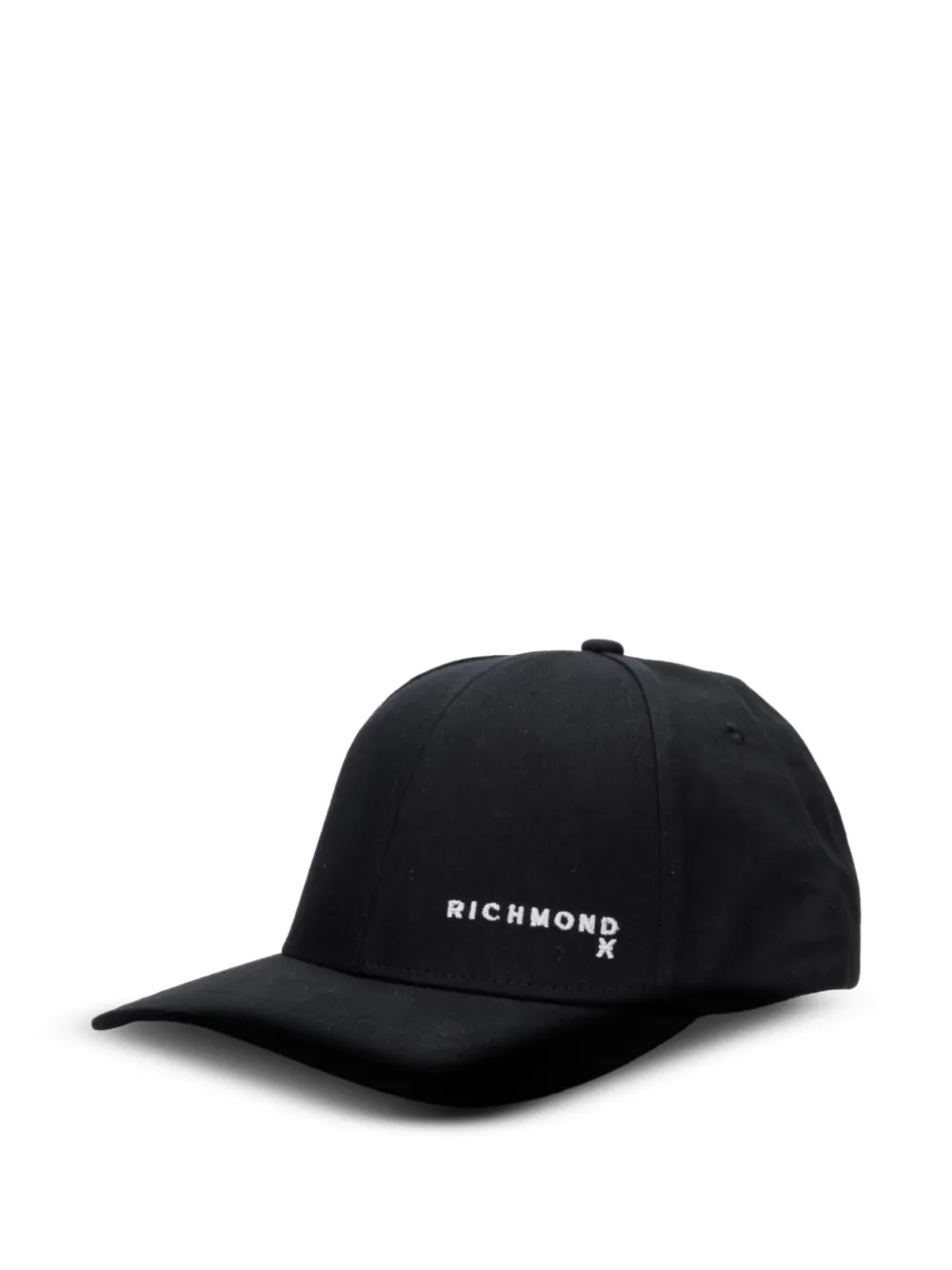 John Richmond Honkbalpet met geborduurd logo Zwart