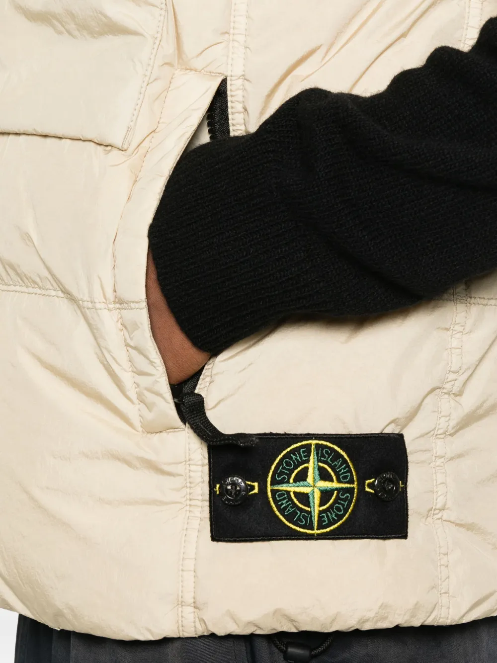 Stone Island Compass-badge gilet Beige