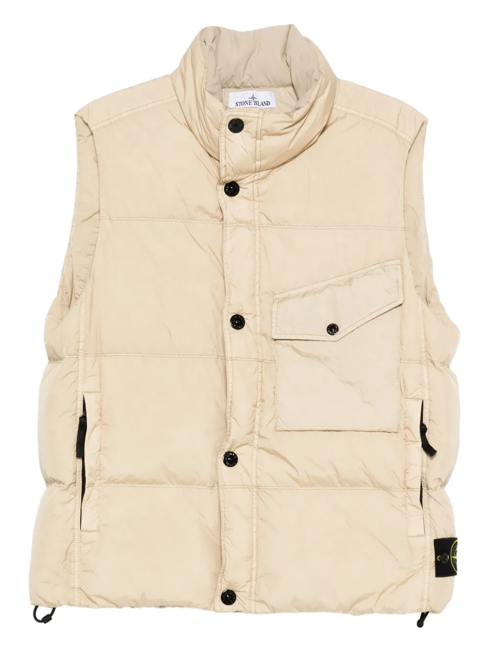 Stone Island Compass-badge gilet - ニュートラル Stone Island Compass-badge gilet - ニュートラル