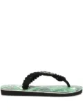 Dolce & Gabbana x Havaianas Banano-print flip-flops - Green
