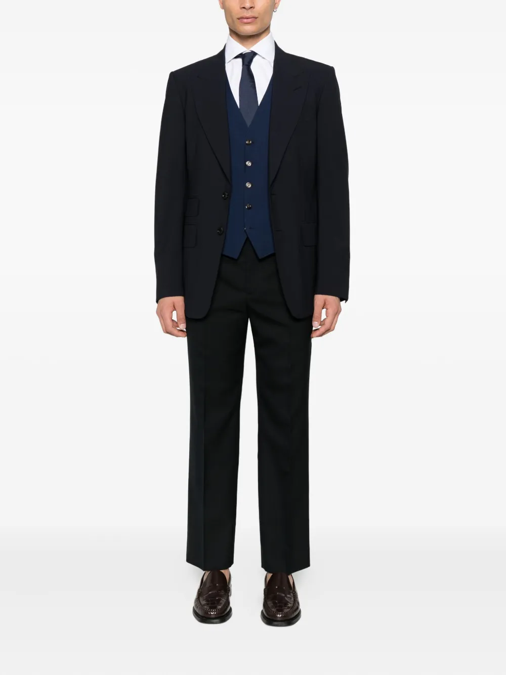 Gucci Broek met logoband - Blauw