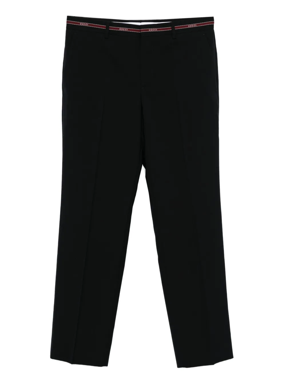 Gucci Broek met logoband Blauw