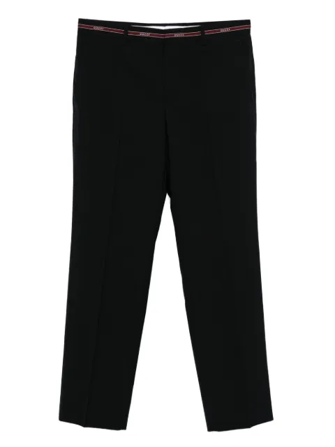 Gucci logo-band trousers
