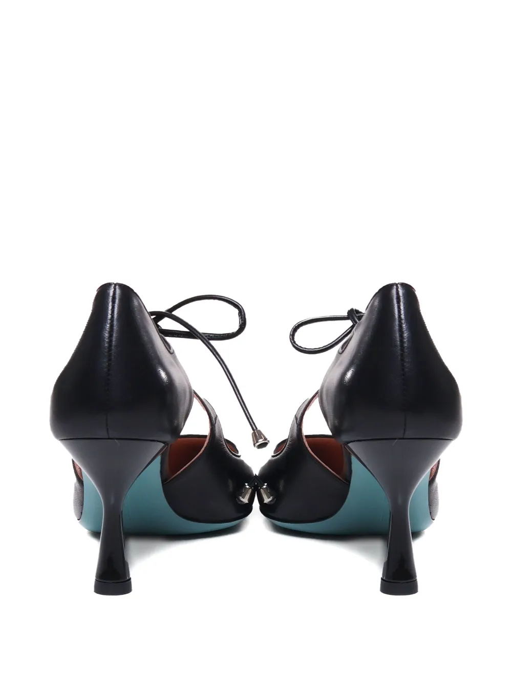 Fratelli Russo lace-up cut-out pumps Black