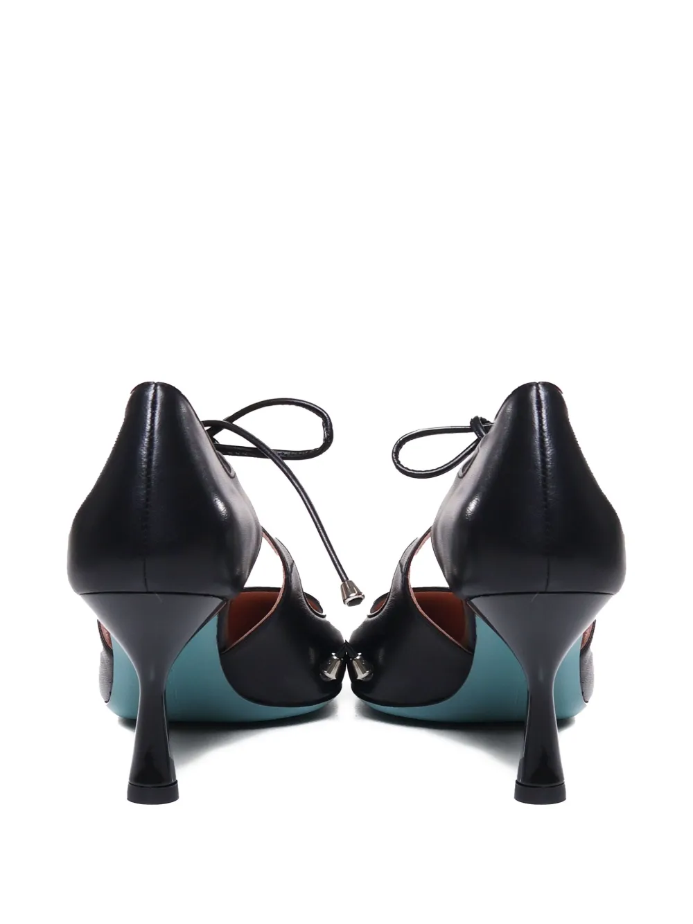 Fratelli Russo lace-up cut-out pumps Black
