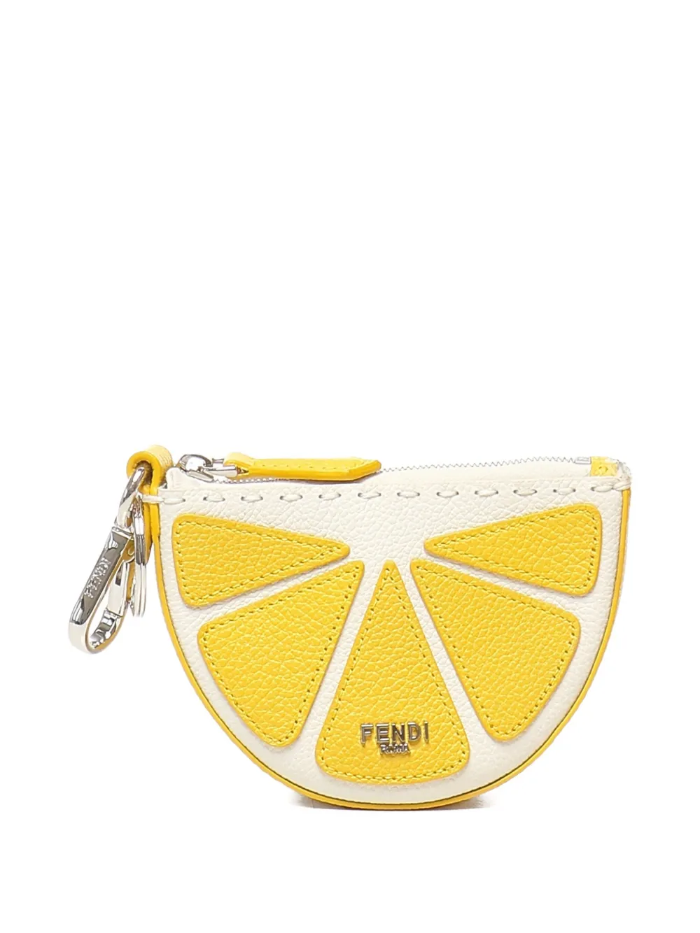 FENDI lemon-shaped keyring Geel