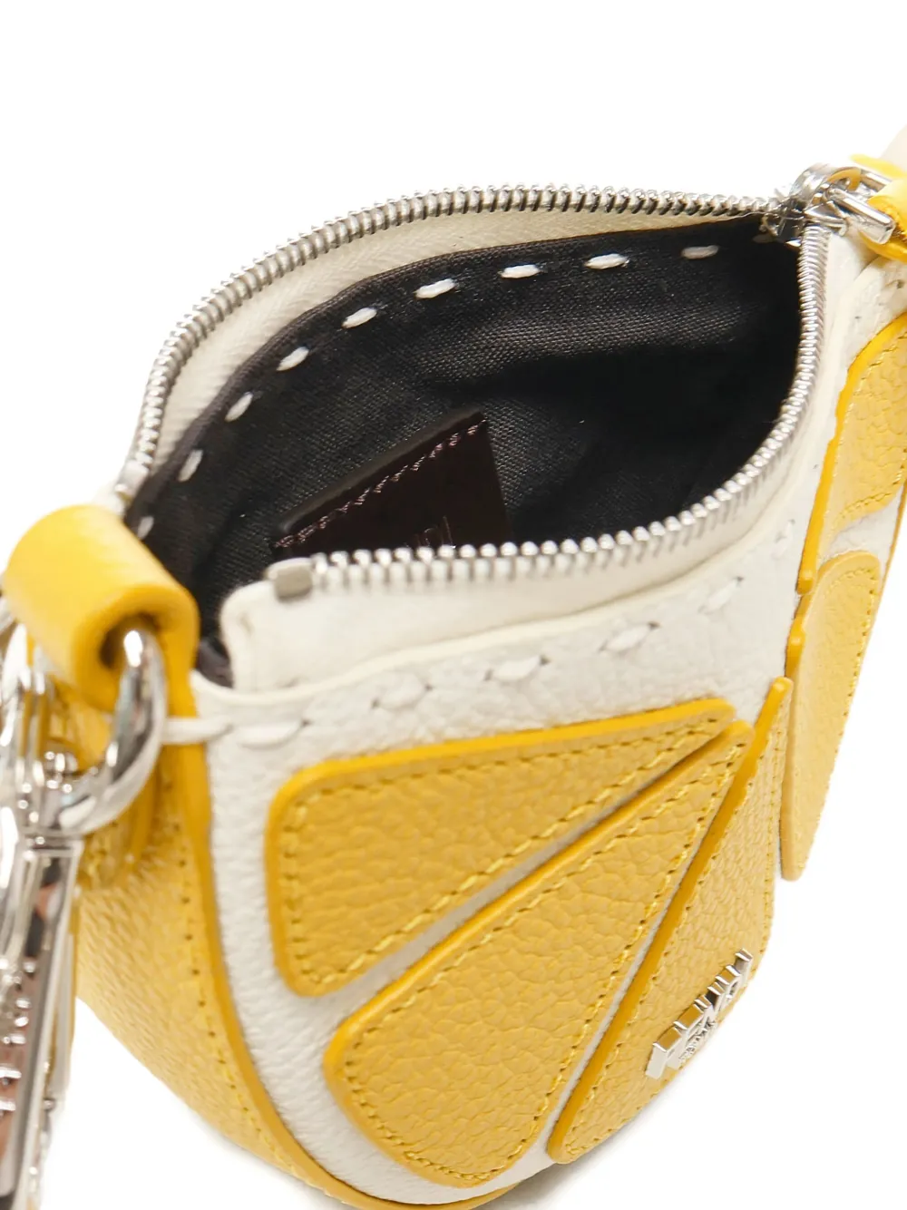 FENDI lemon-shaped keyring Geel