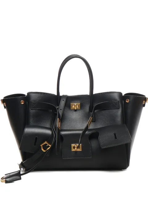 Balenciaga small Bell Air leather tote bag