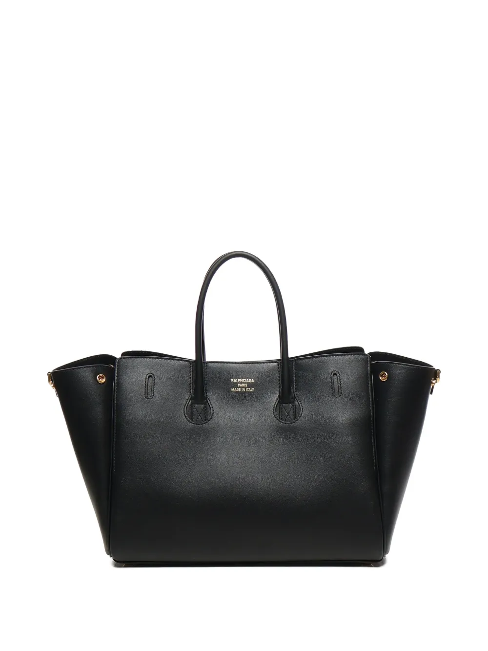 Balenciaga Bell Air kleine leren shopper - Zwart