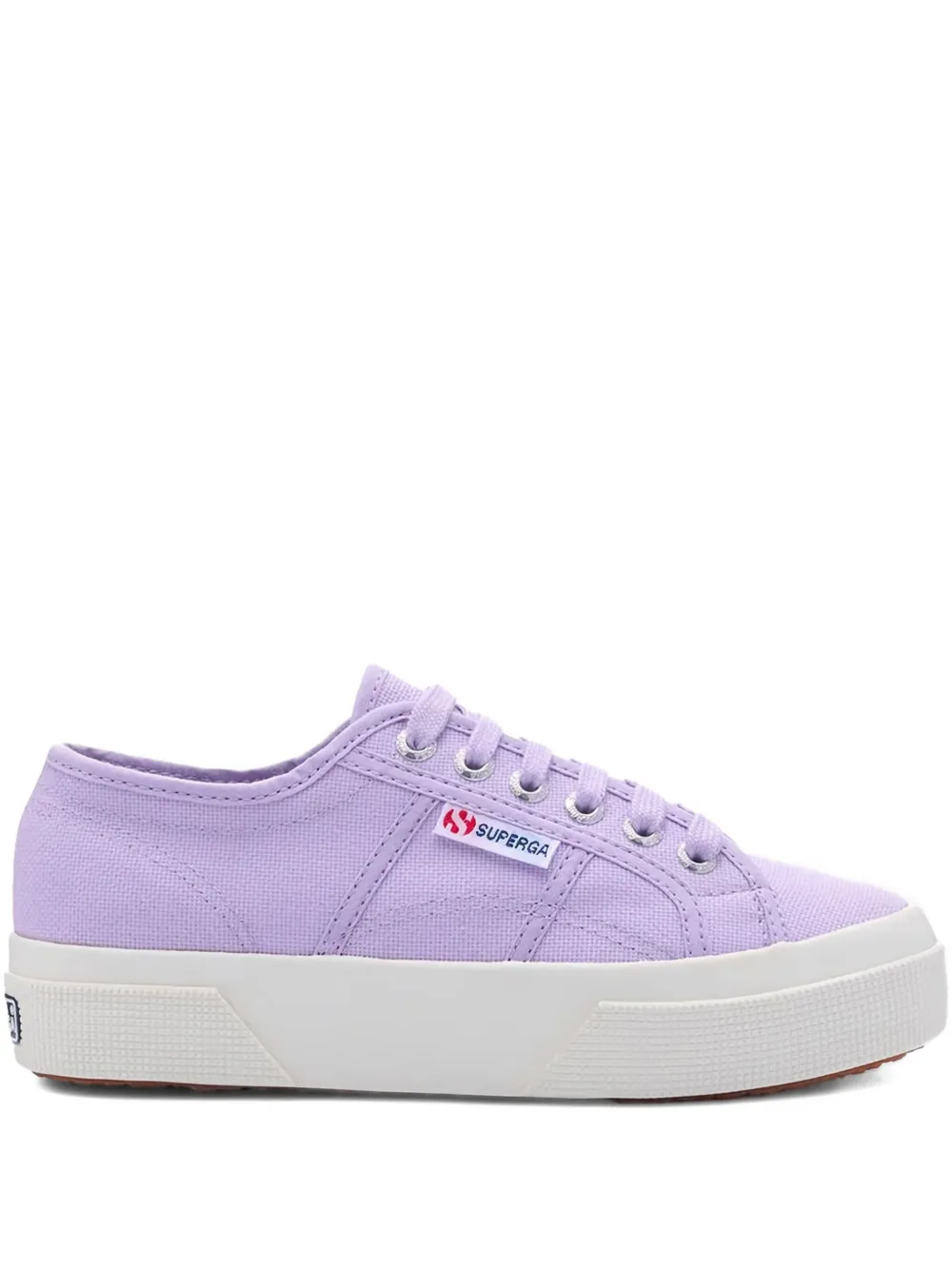 Superga Platform Low-top Sneakers In Purple