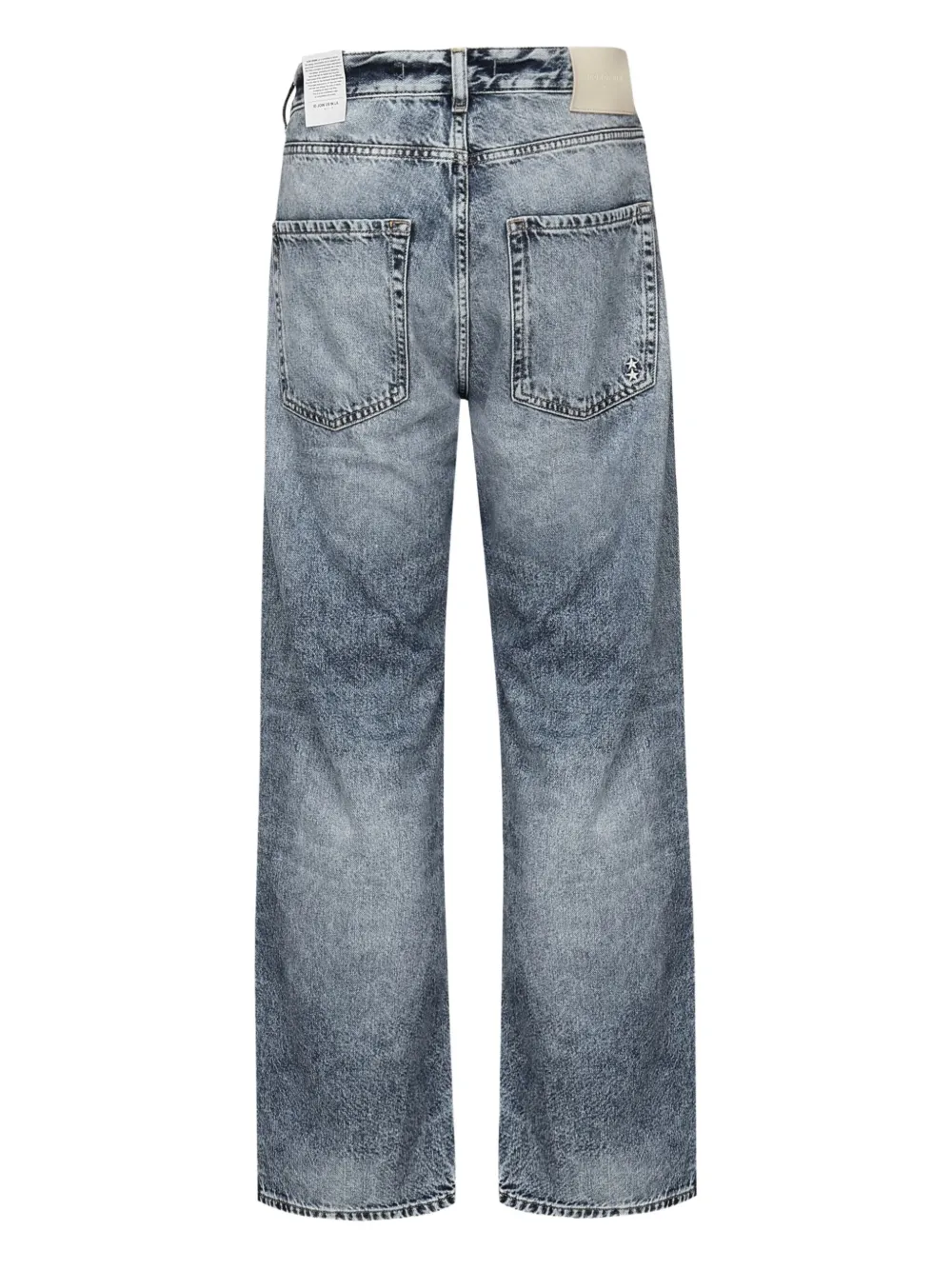 ICON DENIM Jeans met acid-wassing Blauw
