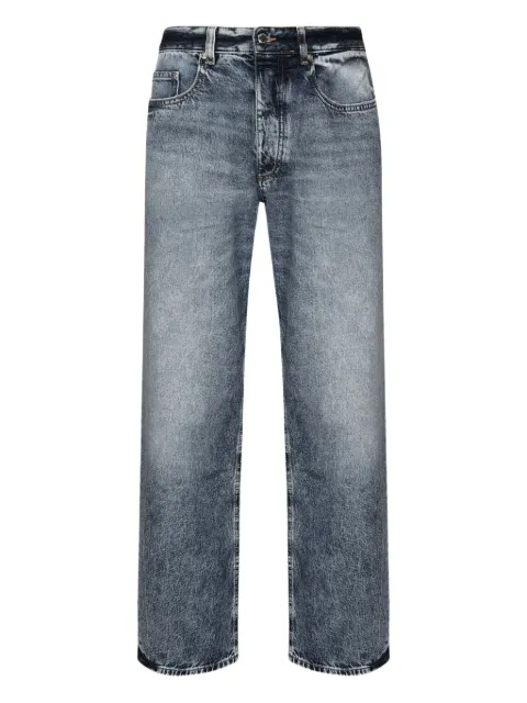 ICON DENIM acid-wash jeans
