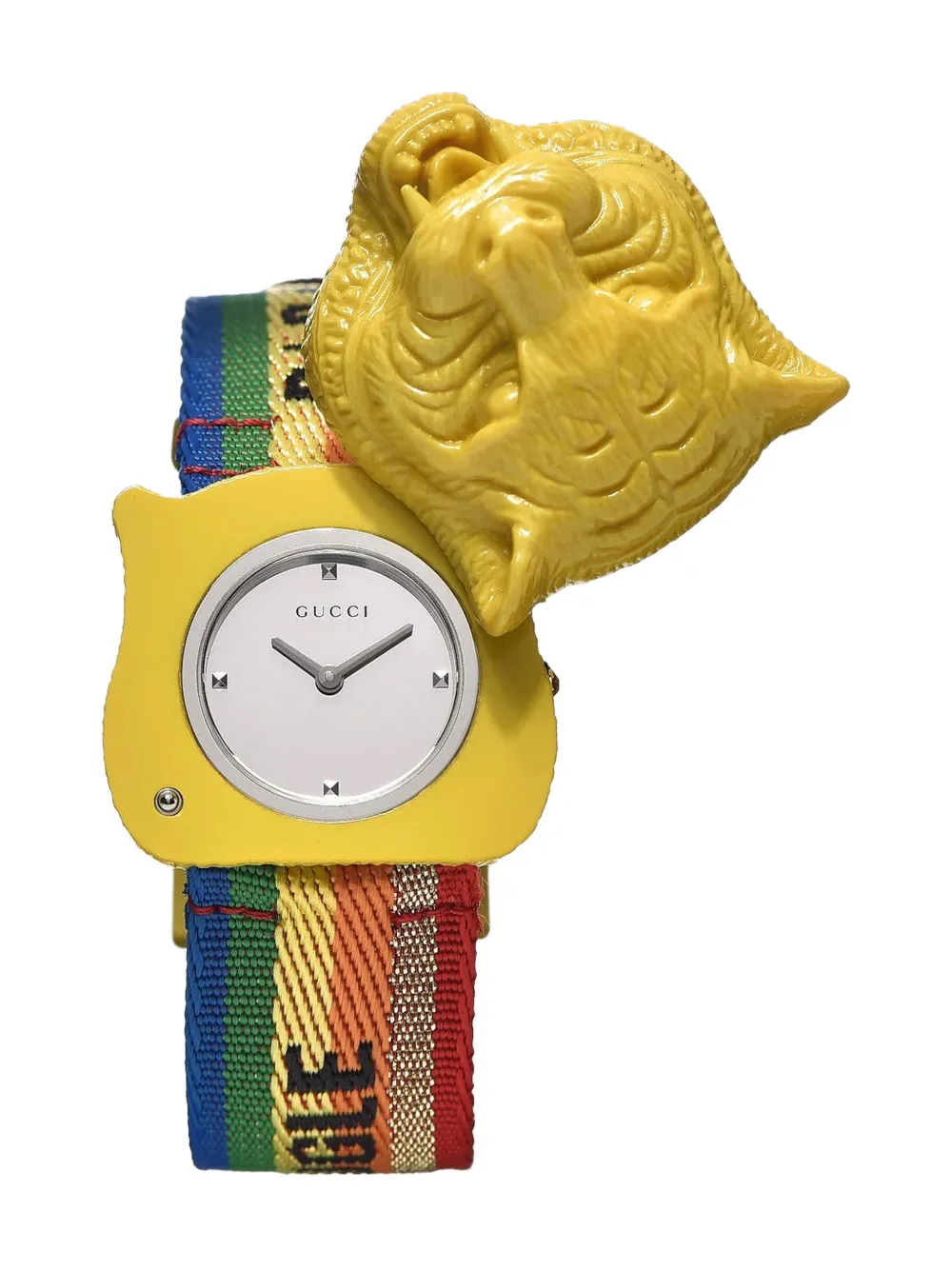 Gucci Yellow Tiger 38mm watch - Wit