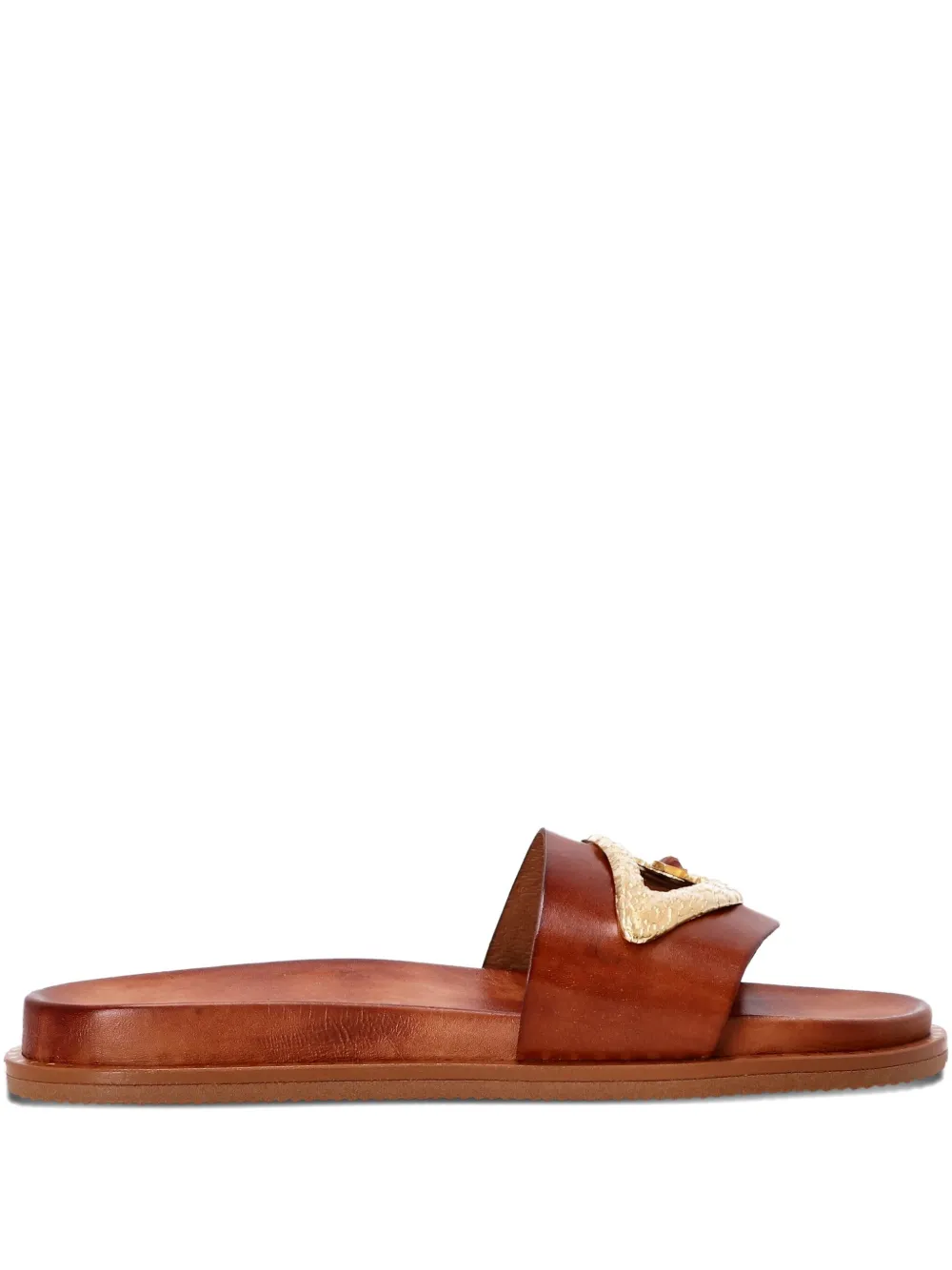 Kotris Sandals leather sandals Brown