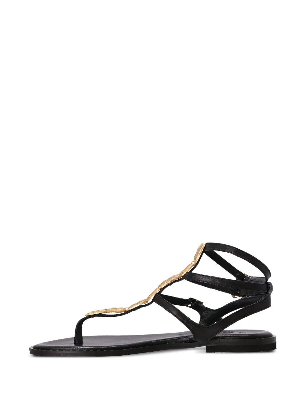 Kotris Sandals Milos buckle-fastening embellished sandals Black
