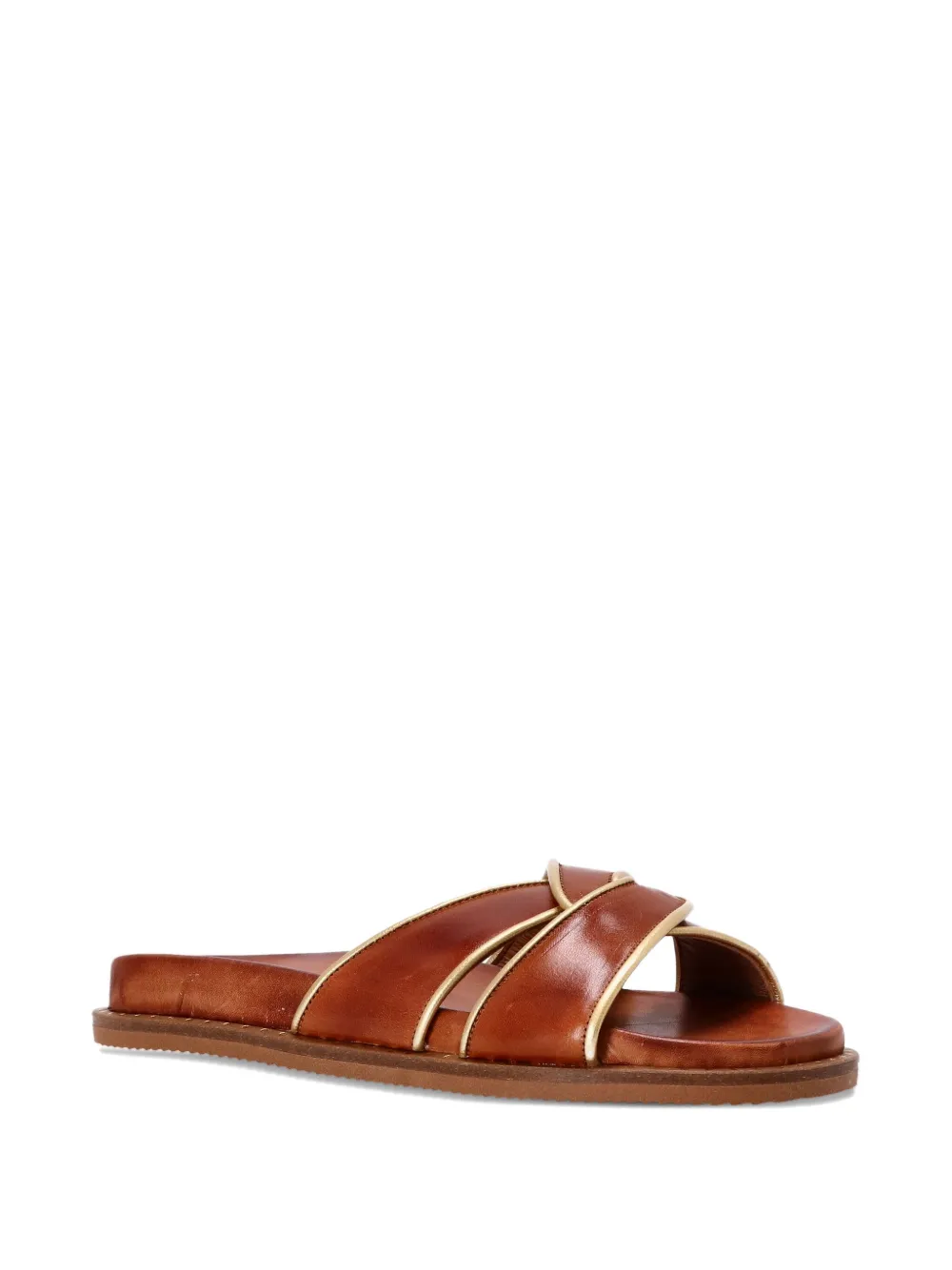 Kotris Sandals leather cross-strap sandals | Flat Sandals | Image 2