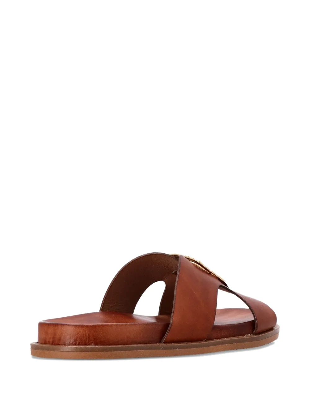 Kotris Sandals Leather Embellished Sandals In Brown