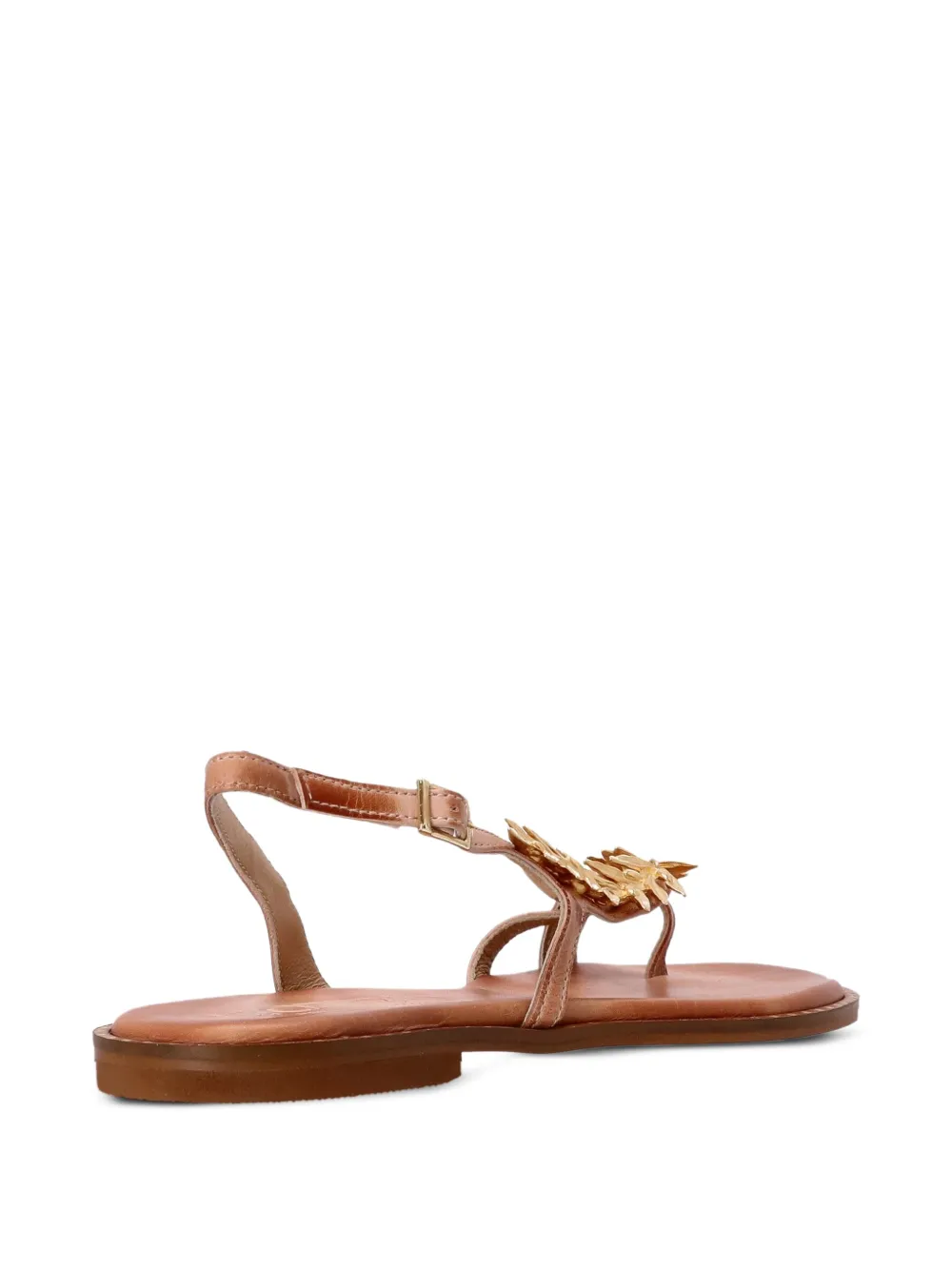 Kotris Sandals leaf-embellished slingback sandals Neutrals