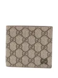 Gucci GG Supreme-canvas leather wallet - Neutrals