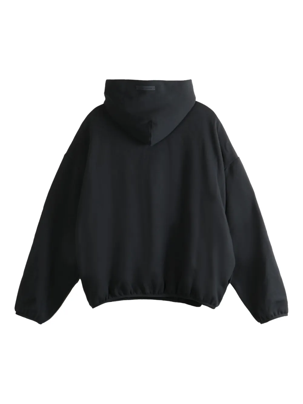 FEAR OF GOD ESSENTIALS logo-plaque hoodie Zwart