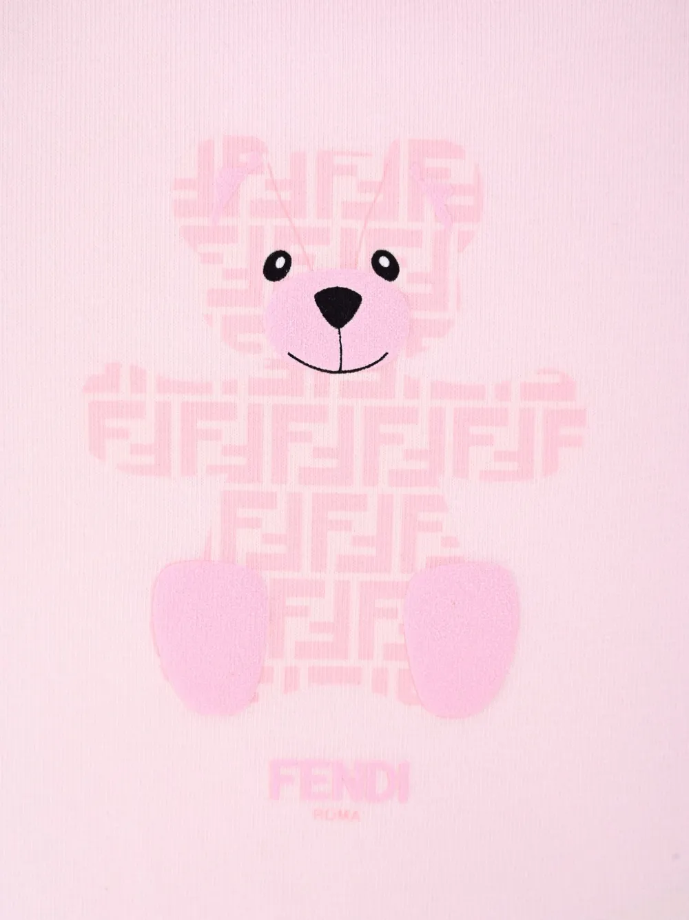 Fendi Kids Trainingspak met FF-patroon en teddybeerprint Roze