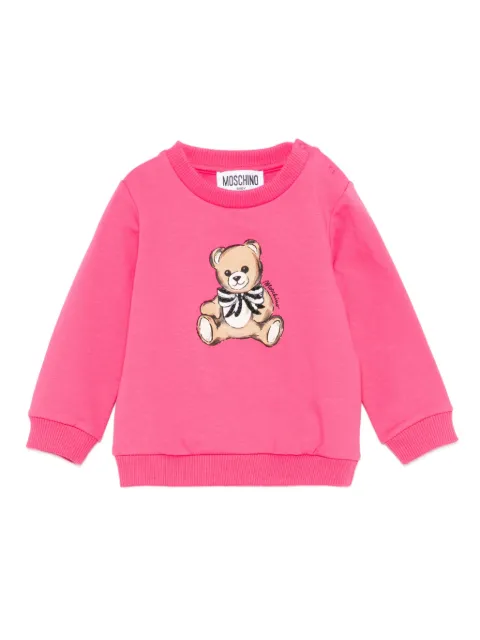 Moschino Kids bear-print sweatshirt