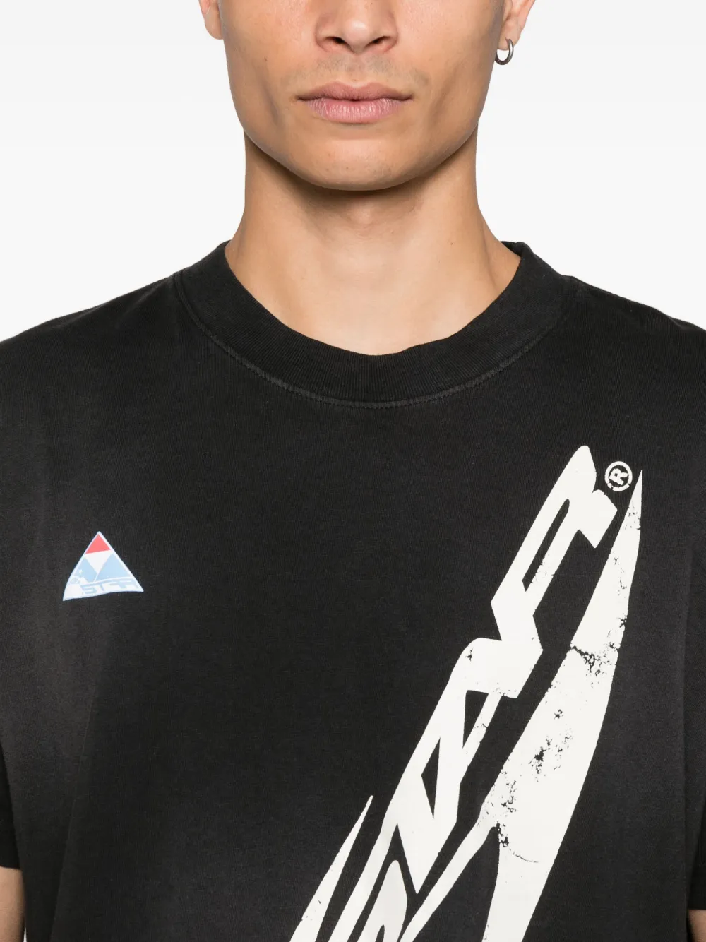 HELLSTAR T-shirt met grafische print Zwart