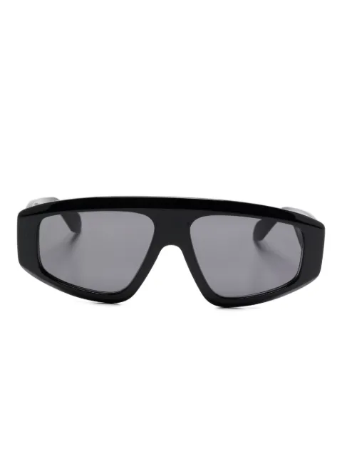 Alaïa lentes de sol con armazón geométrica