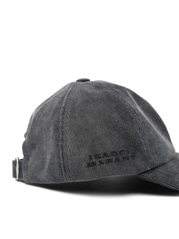 ISABEL MARANT Corduroy Baseball Cap | Black | FARFETCH CH display picture 1