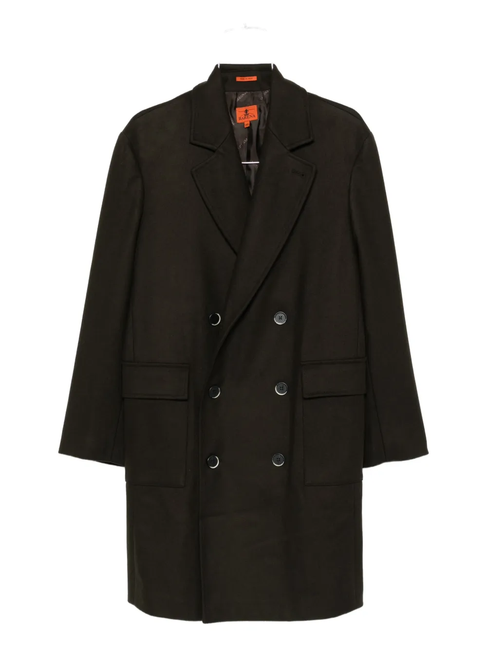 Barena double-breasted coat Groen