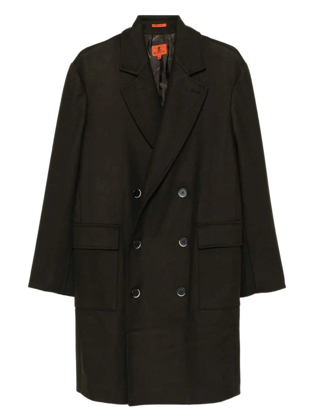 Barena double-breasted coat | Green | Image 1