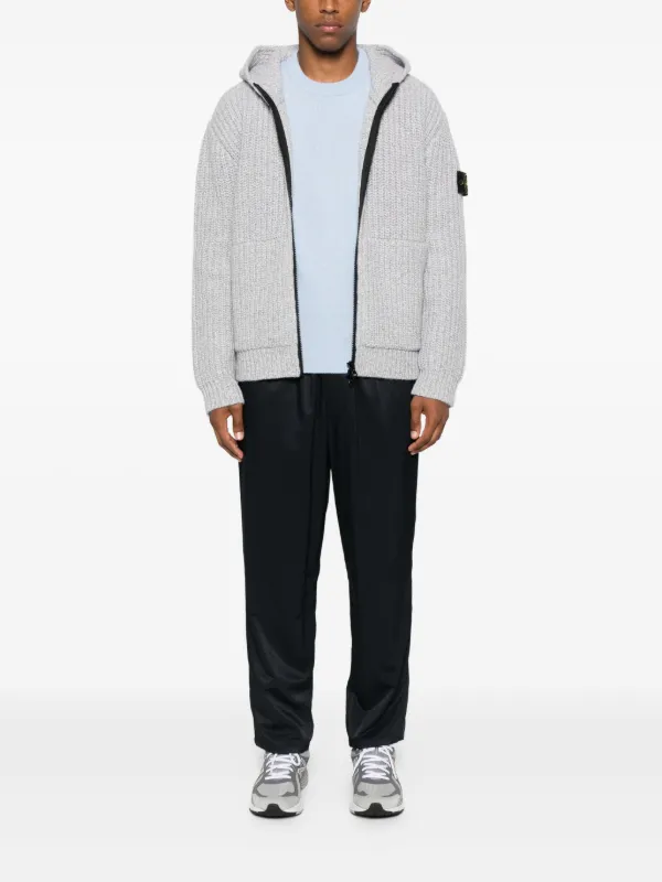 Stone Island フィッシャーマンニット カーディガン | グレー