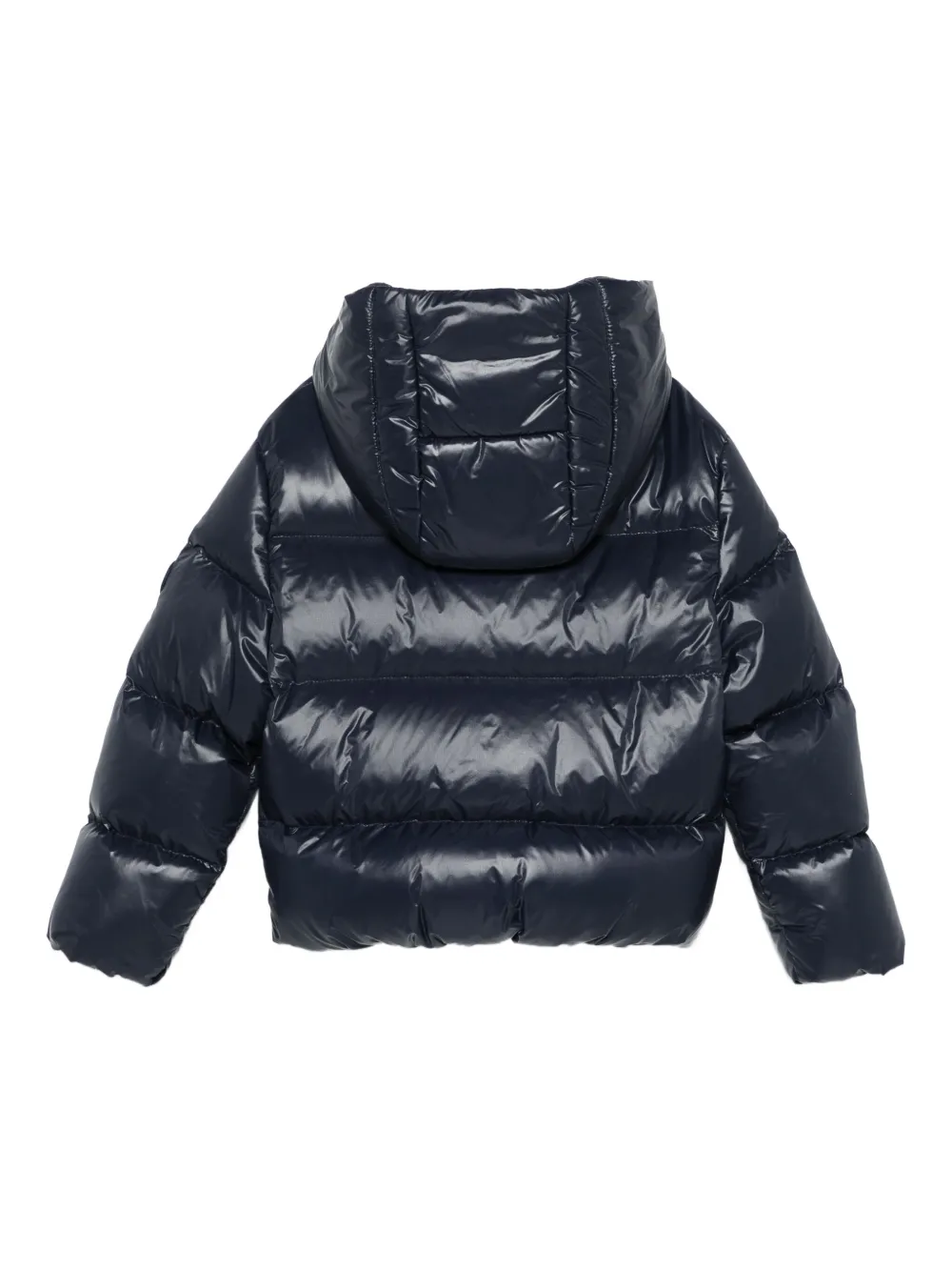Fay Kids hooded puffer jacket Blauw