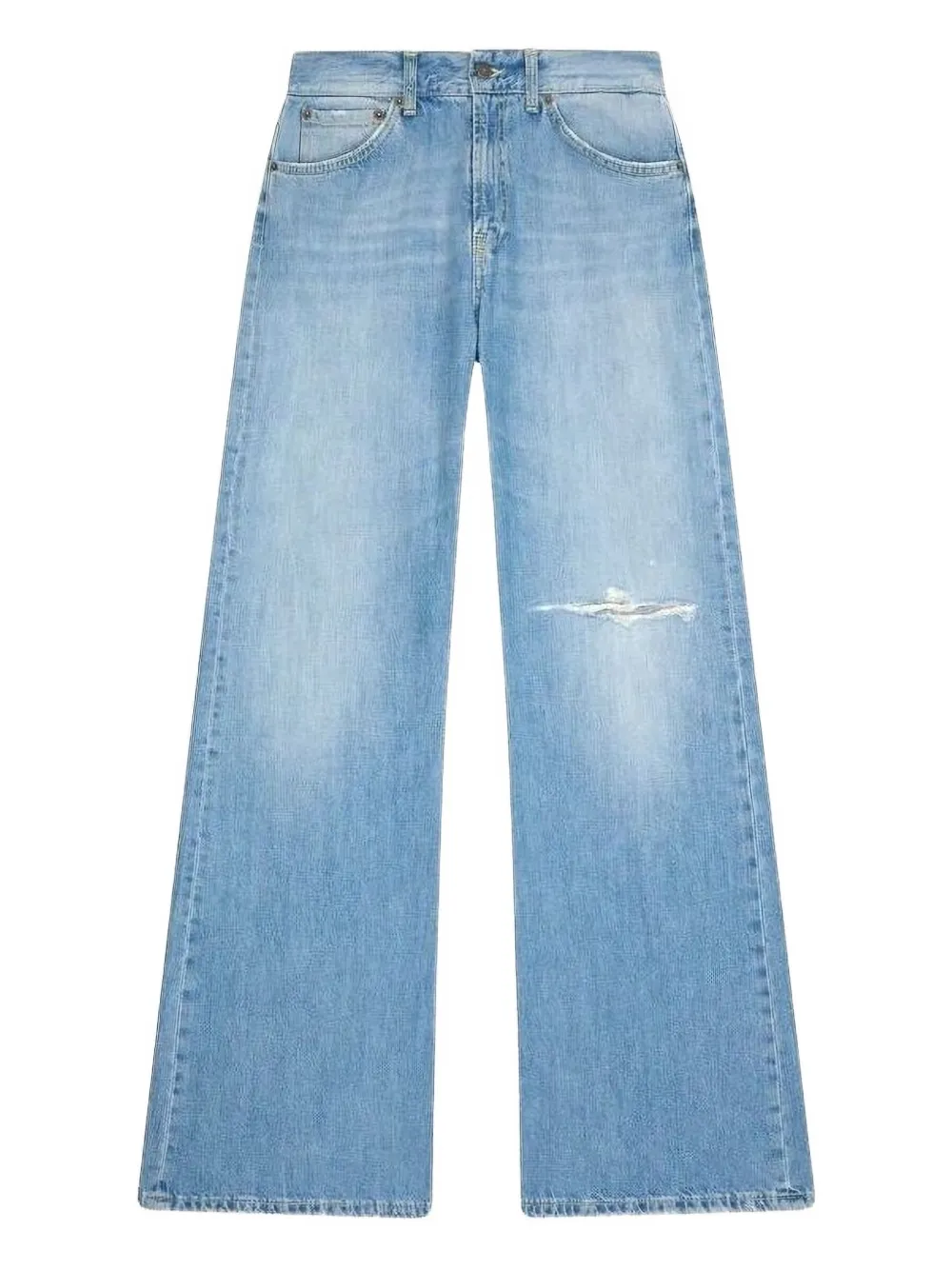 DONDUP distressed wide-leg jeans | Blue | Image 1