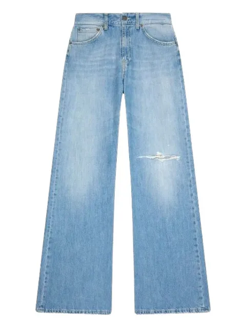 DONDUP distressed wide-leg jeans