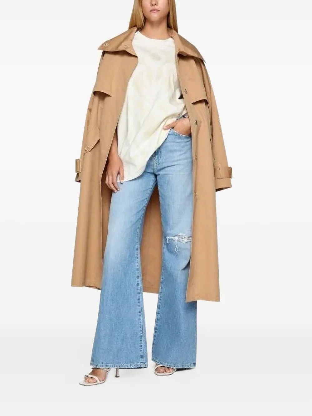 DONDUP Gerafelde jeans - Blauw