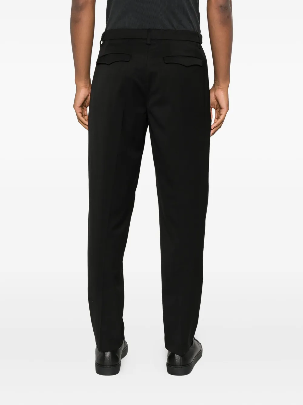Barena Geplooide pantalon Zwart