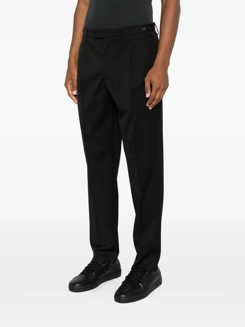 Barena Geplooide pantalon Zwart