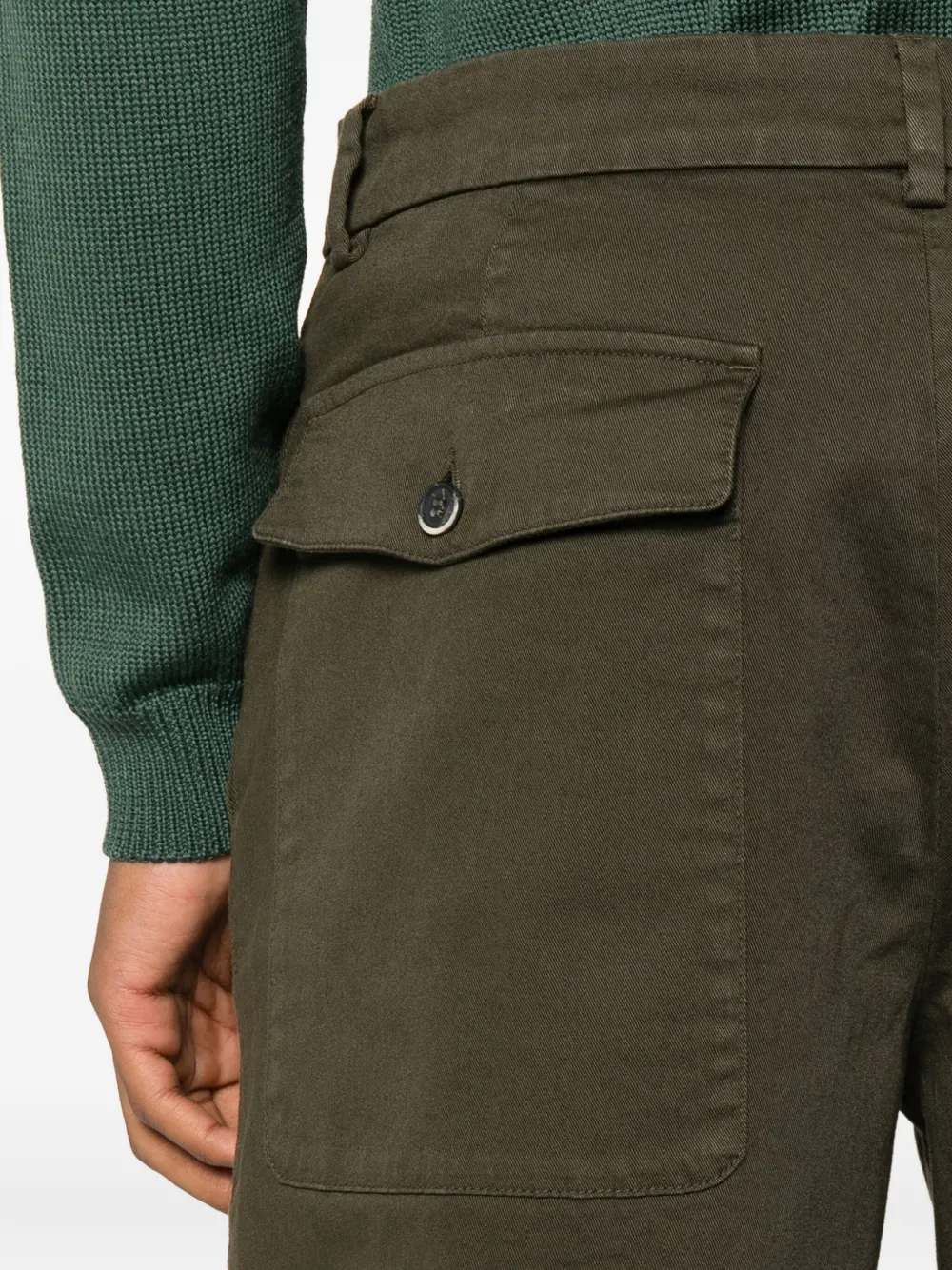 Barena button-fly trousers Groen
