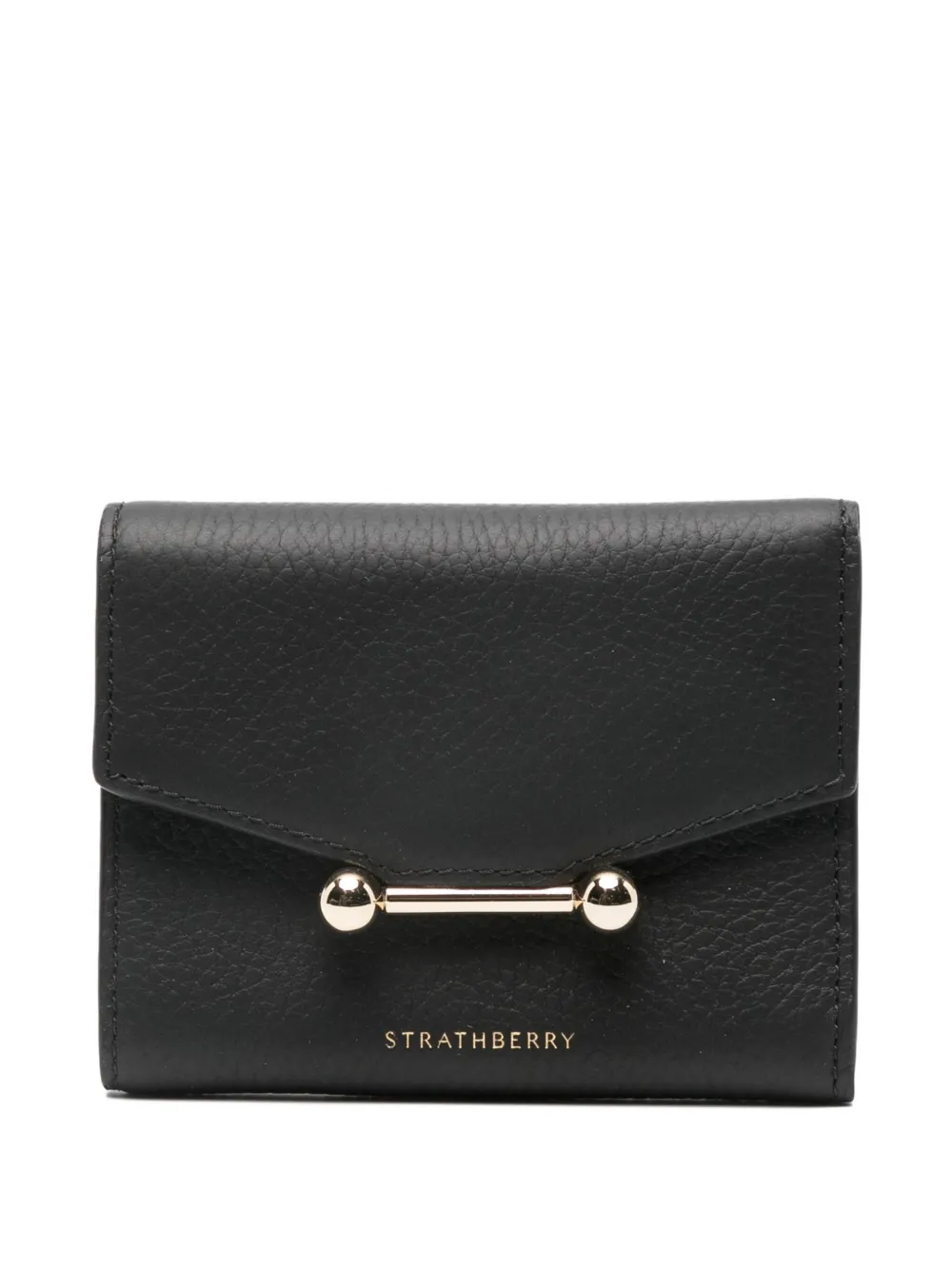 Strathberry Mosaic Trifold leather wallet | Black | Image 1