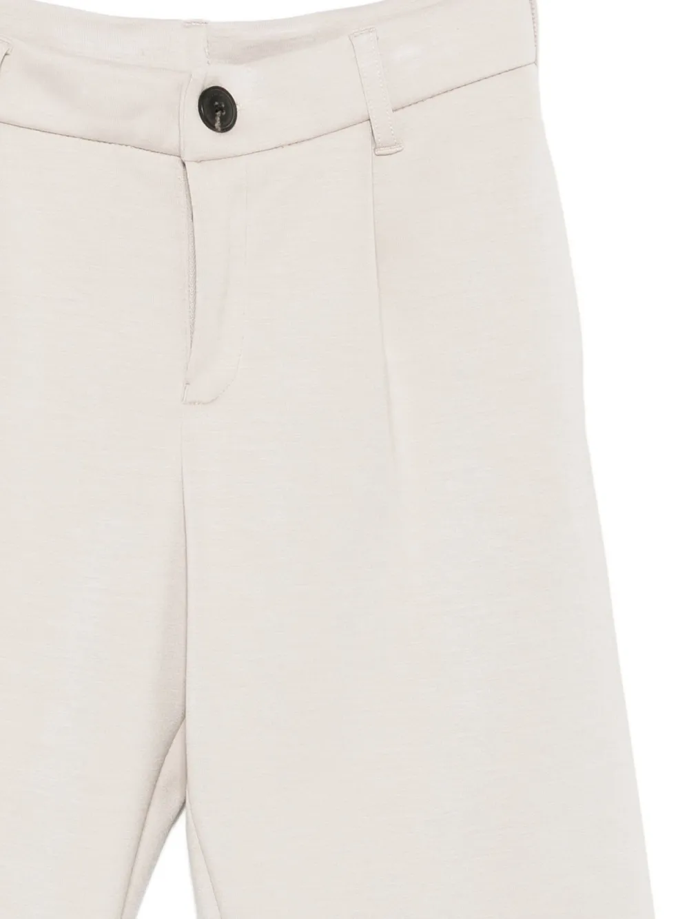 Emporio Armani Kids logo-detail trousers Beige