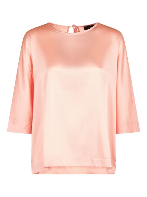 Roberto Collina tie-back satin blouse