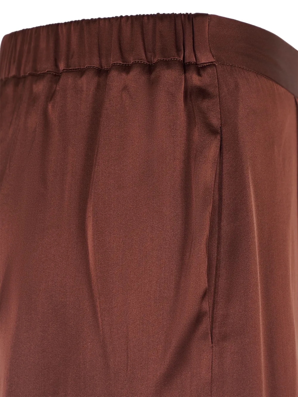 Roberto Collina satin trousers Bruin