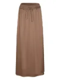 Herno elasticated-waist midi skirt - Brown
