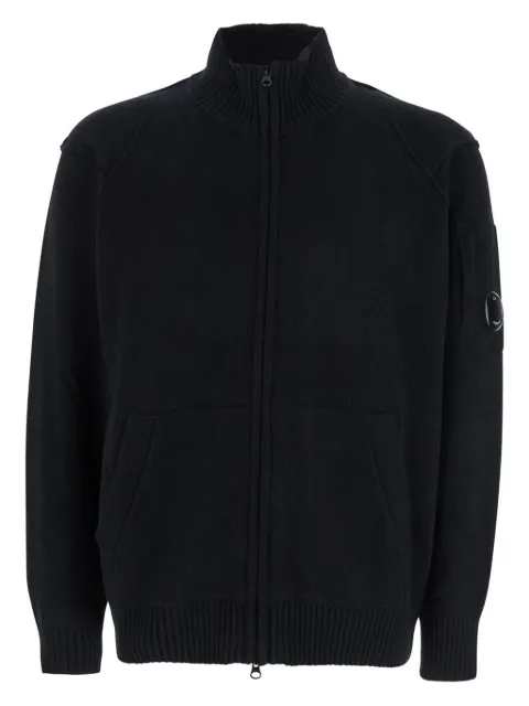 C.P. Company lambswool zip-up cardigan