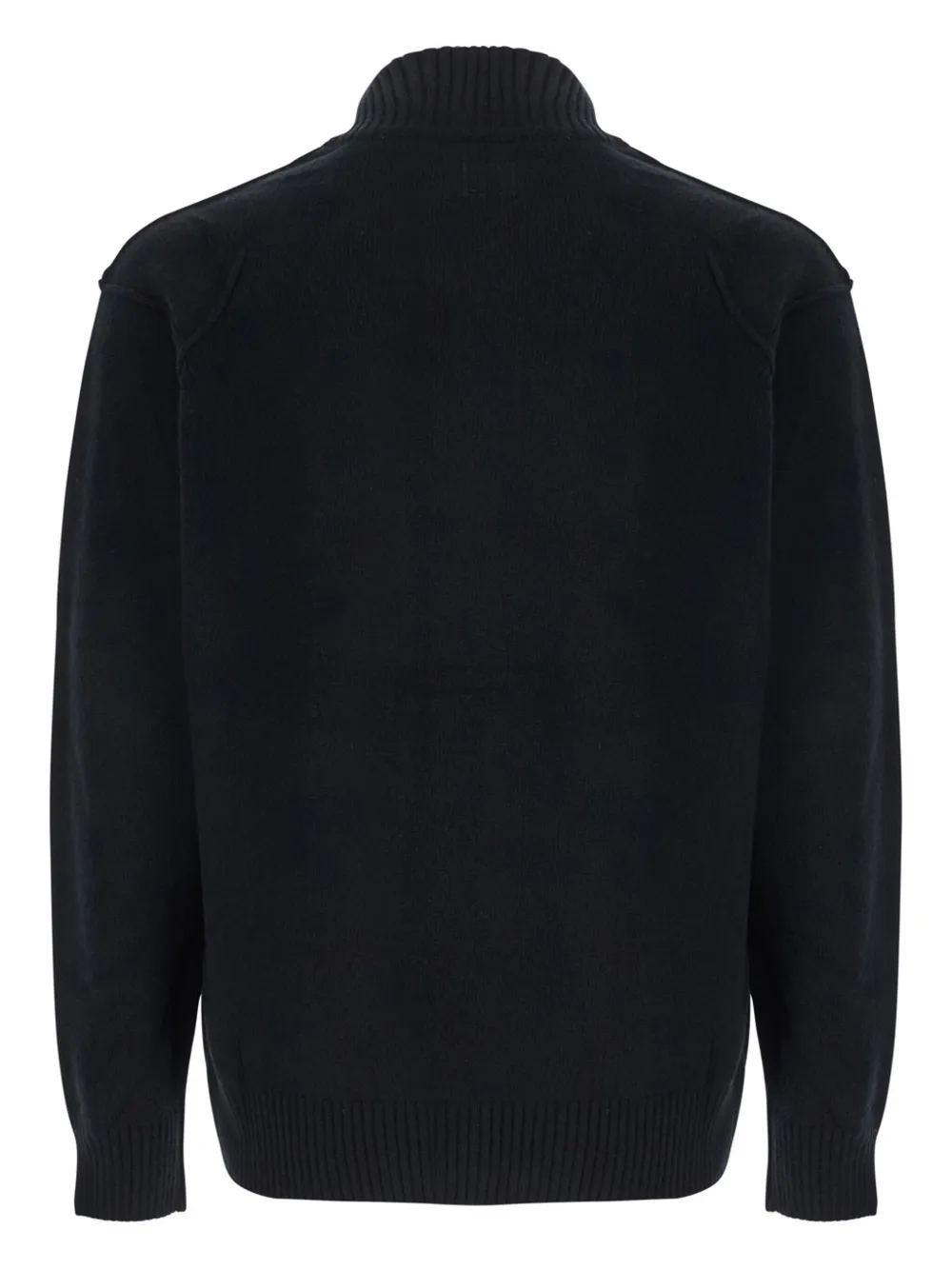 C.P. Company Lamswollen vest met rits Zwart